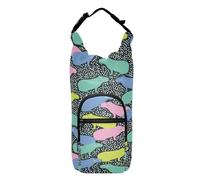 Kcldeci South America's Capybara Insulated Water Bottle Carrier Bag, Sling Bag Sleeve Pouch Holder with Strap for Travelling, Hiking, Camping