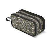 Kcldeci Sports Tennis Icons Pencil Case Large Capacity Pencil Pouch Pen Bag for Office School Teen Girl Boy Men Women Adult