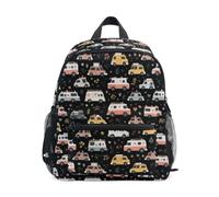Kcldeci Toddler Backpack for Girls Boys Ambulance Cars Kindergarten Elementary Preschool Kids School Bag Book Bag S