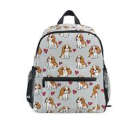 Kcldeci Toddler Backpack for Girls Boys Cavalier King Charles Dog1 Kindergarten Elementary Preschool Kids School Bag Book Bag M