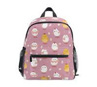 Kcldeci Toddler Backpack for Girls Boys Chickens Eggs Chicks Kindergarten Elementary Preschool Kids School Bag Book Bag M