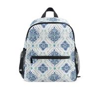 Kcldeci Toddler Backpack for Girls Boys Classic Moroccan Kindergarten Elementary Preschool Kids School Bag Book Bag M