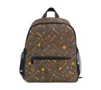 Kcldeci Toddler Backpack for Girls Boys Hardware Tools Kindergarten Elementary Preschool Kids School Bag Book Bag S