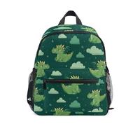 Kcldeci Toddler Backpack for Girls Boys Little Flying Dragon Kindergarten Elementary Preschool Kids School Bag Book Bag M