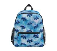 Kcldeci Toddler Backpack for Girls Boys Monster Truck Tie Dye Kindergarten Elementary Preschool Kids School Bag Book Bag M
