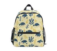 Kcldeci Toddler Backpack for Girls Boys Pufferfish and Sea Plant Kindergarten Elementary Preschool Kids School Bag Book Bag S