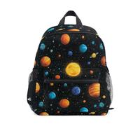 Kcldeci Toddler Backpack for Girls Boys Solar System Sun Kindergarten Elementary Preschool Kids School Bag Book Bag S