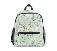 Kcldeci Toddler Backpack for Girls Boys Strokes Of Leaves Kindergarten Elementary Preschool Kids School Bag Book Bag S