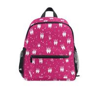 Kcldeci Toddler Backpack for Girls Boys Tooth Fairy Crown Magic Kindergarten Elementary Preschool Kids School Bag Book Bag S