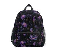 Kcldeci Toddler Backpack for Girls Boys Unicorn and Flower Kindergarten Elementary Preschool Kids School Bag Book Bag S