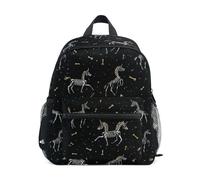 Kcldeci Toddler Backpack for Girls Boys Unicorn Skeletons 1 Kindergarten Elementary Preschool Kids School Bag Book Bag S