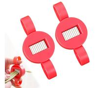 kclkda 2 Pcs Runner Bean Slicer and Stringer UK, Strong Mini Runner Bean Slicer Cutter Sharp and Efficient Slicing Runner Beans Fast Bean Cutting Kitchen Tool for Stringing Cutter Fast Bean