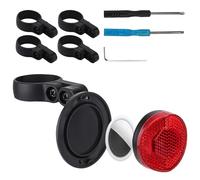 kclkda Air-tag Bike Reflector - Hidden Bike GPS Tracker Mount, Waterproof Dustproof | Adjustable Rear Reflector | Anti-Theft Air-tag Holder for Bicycle, Ebike, Scooter, Electric Scooter