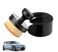 kclkda Car Tire Shine Brush, Tyre Dressing Applicator, Auto Tyre Cleaning Brush, Car Interior Cleaning Brush with Storage Stand Multifunction Tyre Gel Applicator for Tyre Cleaning Car Care