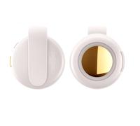KcLpt Mini Clip On Fan for Clothes, Silent Waist Clip Fan with 3 Speeds, USB Rechargeable Hands-Free Fans Clip On for Shirt, Belt, Travel, Office, Portable Whirlwind Fans for Summer Cooling (White)