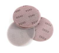 Kcmell 20PCS 150mm Mesh Sanding Discs 240 Grit, 6 Inch Hook and Loop Sanding Pads, Dust Free Disc Anti-Blocking Long-Lasting Sharp Sandpaper for Car Wood Furniture Floor