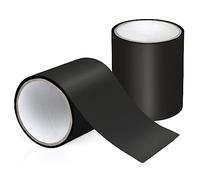 Kcmell Tent Repair Tape, Black Waterproof Tape for PVC Coated Awning, Tents, Inflatable Swimming Pools, Roof, Tarpaulin, Gazebo, Canvas, Camping Repair Kit (10cm x 1.5m)