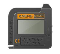 Kcnsieou 168Max Practical Universal Digital Battery Capacity Tester for Lithium 18650 AA 9V Button