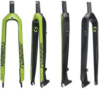 Kcolic Bicycle Rigid Fork, 3K Full Carbon Bicycle Front Forks, Disc Brake, Hard Fork, MTB Bicycle Fork, Bicycle Accessories, Straight, 26/27.5/29 Inch A,27.5