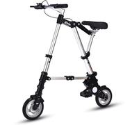 Kcolic Mini City Bike Quick Folding System Bicycle 8 Inch Aluminium Wheels,Ultralight Portable Mini Bike for Adults C,8in