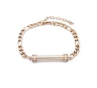 Kcouiee Stainless Steel Cremation Urn Bracelet for Ashes - Cylinder Memorial Jewelry with Cubic Zirconia Diamonds, Waterproof Keepsake for Loss Loved Ones, 25.5cm, Cubic Zirconia