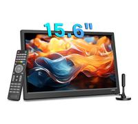 KCR 15.6-Inch Handhels TV,DVB-T2 Tuner,Built in battery,Power adapter and 12Volt car charger,AV Input,HDMI Input,USB Slot,Remote Control,Freeview TV