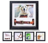 KCRasan Pet Picture Frame Memorial - Dog Memorial Sentiment Frame for Loss of Dog Gifts - Pet Collar Frame Remembrance Sympathy Dog or Cat Tribute Keepsake