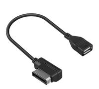 kcrnw Cable Adapter for AMI MDI MMI AUX Car Audio Interface Cable for VW Audi A3/S4/A5/A6/A7/Q5/Q7/R8 Car Music USB Interface Charging Cable Transmits Audio from MP3 Players Card Reder Phones Tablets