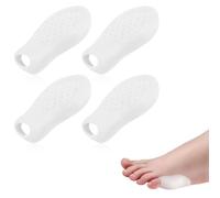 kcrnw Pinky Toe Gel Bunion Protector 4Pcs Tailor's Bunion Corrector Gel Bunion Cushion Little Toe Separators Clear Toes Straightener for Bunionette Pain Relief Pinky Toe Pain Blisters for Women Men