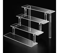 Kcrystenia Acrylic Display Risers Display Stand Shelf