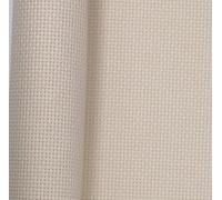 KCS 16CT Counted Cotton Cross Stitch Aida Cloth Fabric (Ecru, 19" x 28")