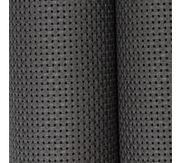 KCS 19" x 28"(48cmx72cm) 11CT Counted Cotton Aida Cloth Cross Stitch Fabric (Dark Grey)