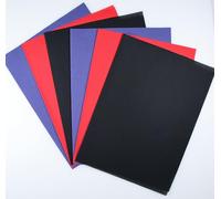 KCS 4/6 pc of 12" x 18"(30cmx45cm) 18CT Counted Cotton Aida Cloth Cross Stitch Fabric (6 pc,Red+Royal Blue+Black)