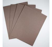 KCS 4 pc of 12" x 18" 14CT Counted Cotton Aida Cloth Cross Stitch Fabric (Coffee)