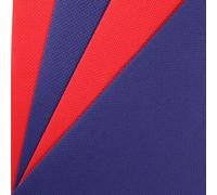 KCS 4 pc of 12" x 18"(30cmx45cm) 14CT Counted Cotton Aida Cloth Cross Stitch Fabric (Red+Royal Blue)