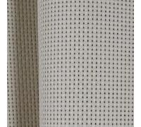 KCS 59" x 1 Yard (93cmx149cm) 11ct Counted Cotton Aida Cloth Cross Stitch Fabric (Pearl Grey)