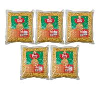 KCS Boondi Plain 400g x 5 | Plain Gram Flour Boondi Snack | Crunchy Savoury Snack | Suitable for Raita, Chaat & Everyday Snacking | 2kg Total
