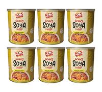 KCS Canned Rogan Josh Gravy Chaap 850g (Pack of 6) - Ready-to-Cook SOYA Chaap in Authentic Rogan Josh Gravy | Ideal for Curries, Wraps & Grilled Dishes