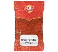 KCS Chilli Powder 100gm (Pack of 2) - 100% Pure & Natural | Spicy, Aromatic & Flavorful | Perfect for Curries, Soups, Stir-Fries, and Seasonings | No Additives or Preservatives