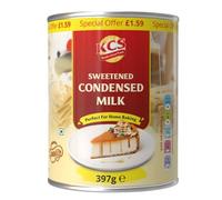 KCS Condensed Milk 397ml (Pack of 6) | Sweetened & Condensed | Made from Fresh Cow’s Milk & Sugar | Perfect for Desserts, Baking, Tea & Coffee | Rich, Creamy & Delicious