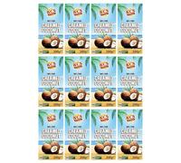 KCS Creamed Coconut 200g x 12 | Coconut Cream Block | Concentrated Coconut Extract | Suitable for Cooking, Curries, Desserts & Baking | 2.4kg Total