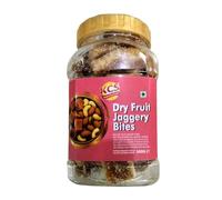 KCS Dryfruit Jaggery 500g | Jaggery with Mixed Dry Fruits | Traditional Sweet Snack | Suitable for Desserts, Energy Bites & Everyday Consumption | 500g Pack