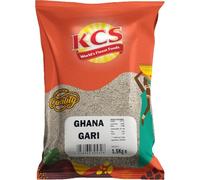 KCS Ghana Gari, 1.5kg (Pack of 2) | Crunchy & Smooth Gari for Eba, Fufu | Gari for West African Cuisine | Authentic Ghanaian Cassava