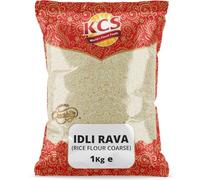 KCS Idli Rava 1kg - Premium Granulated Rice for Soft Idlis & Upma | Stone-Ground Texture | Authentic South Indian Taste | Gluten-Free | No Additives or Preservatives
