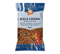 KCS Kala Chana 2kg - Black Chickpeas | Ideal for Curries, Salads, Snacks & Stews | High-Protein Plant-Based Legume