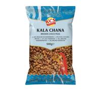 KCS Kala Chana 500g - Black Chickpeas | Ideal for Curries, Salads, Snacks & Stews | High-Protein Plant-Based Legume | Pack of 500g