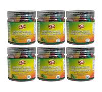 KCS Khatori Khatta Masala Aam Papad 200g x 6 - Tangy & Spicy Mango Leather with Masala | Traditional Indian Snack | Made with Real Mango | Pack of 6