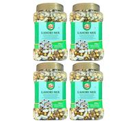 KCS Lahori Mix 400g x 4 - Authentic Spicy & Tangy Snack Mix | Traditional Lahori Flavour | Crunchy Tea-Time Namkeen | Pack of 4