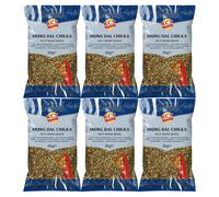 KCS Mung Dal Chilka 2kg x 6 - Split Green Lentils with Husk | Ideal for Curries, Soups & Snacks | High-Protein Plant-Based Legume | Pack of 6
