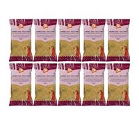 KCS Mung Dal Yellow 1kg x 10 - Split Yellow Mung Beans | Ideal for Dal, Soups, Stews & Curries | High-Protein Plant-Based Legume | Pack of 10